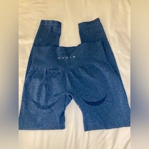 Slate Blue Curve Seamless Leggings